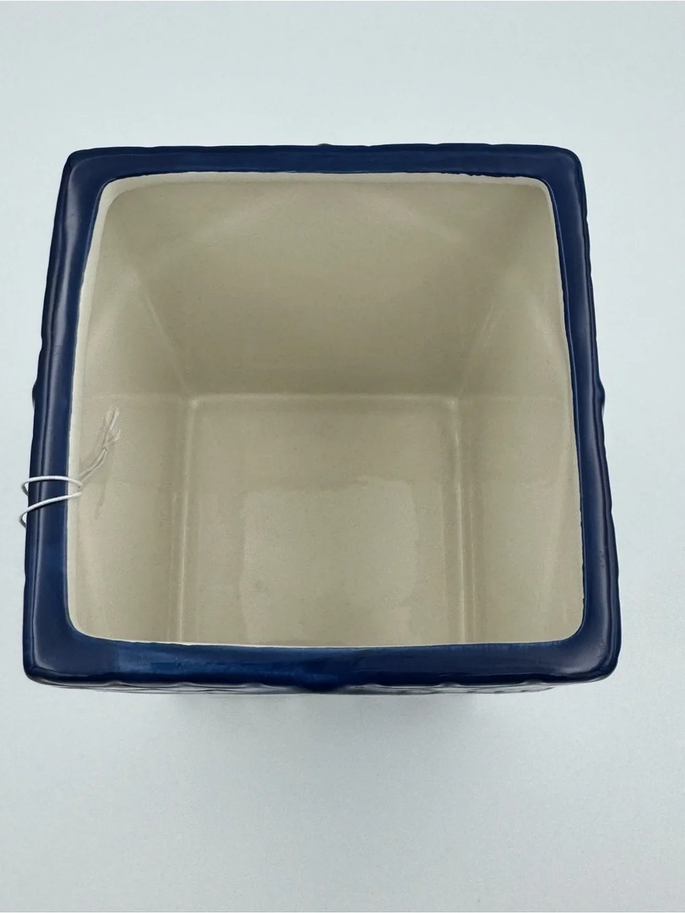 Beau Monde Blue‎ White Floral House Utensil Holder Cottagecore Kitchen Decor